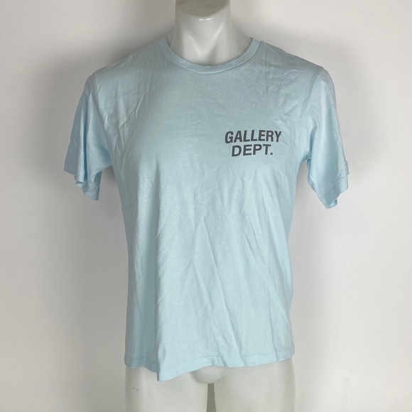 Gallery Dept. Souvenir T-shirt Baby Blue Men’s Size Small